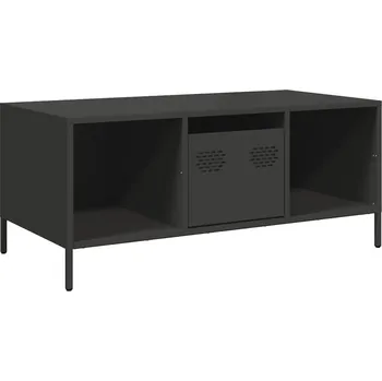 Konferenční stolek Konferenční stolek, černý, 101,5x50x43,5 cm, ocel