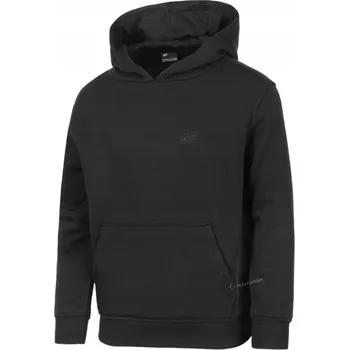 Dívčí mikina 4F ZATEPLENÁ DÍVČÍ JUNIORSKÁ MIKINA KLOKANKA S KAPUCÍ / vel 158