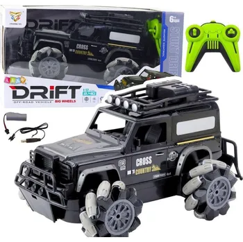 RC model auta Terénní auto na dálkové ovládání RC, otáčení o 360°, měřítko 1:12, černé