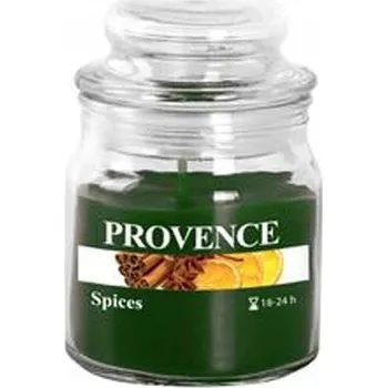 Svíčka Vonná svíčka ve skle PROVENCE 24 hodin koření