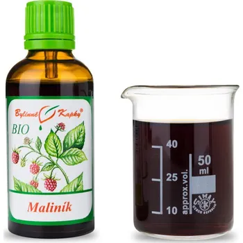 Doplněk stravy Bylinné kapky s.r.o. Maliník BIO tinktura 50 ml | Bylinné kapky