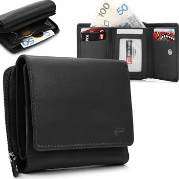 Peněženka Pako Jeans peněženka z pravé kůže černá - unisex