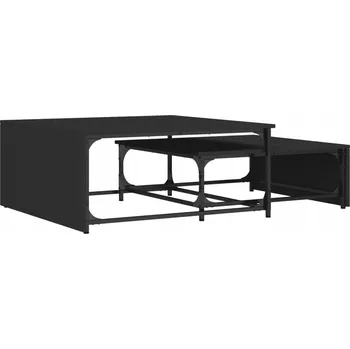 Konferenční stolek Konferenční stolek VidaXL obdélníkový 80 x 36 x 81,5 cm černý