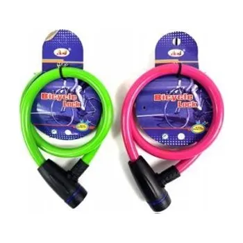 Zámek na kolo Zámek na kolo zámek na kolo lanko na klíč + 2 klíče 80cm x 14mm