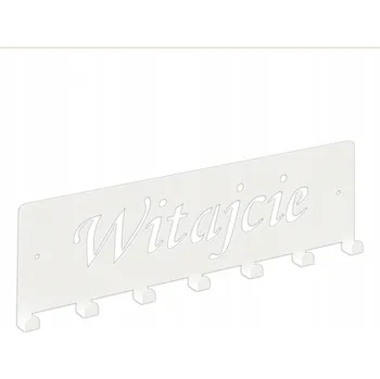 Věšák Šatní ramínko kovový Domer bílý