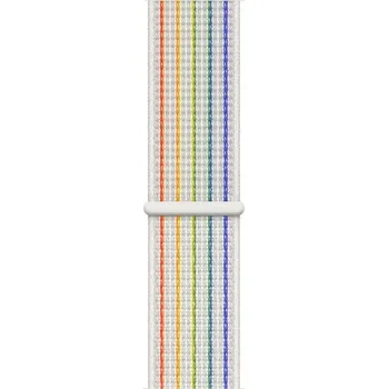 Řemínek na hodinky NIKE apple WATCH Řemínek duhový MJWP3ZM/A Pride Edition Nike Sport Loop 44mm
