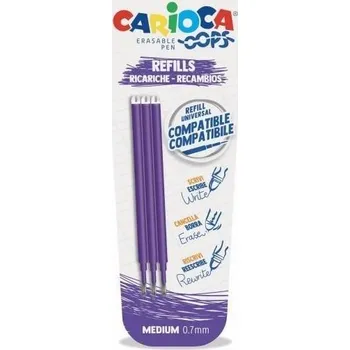 Náplň do psacích potřeb Náplň do propisky Carioca fialová