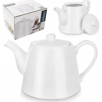 Konvice na čaj Porcelánová konvice Orion Luna 2 l, bílá