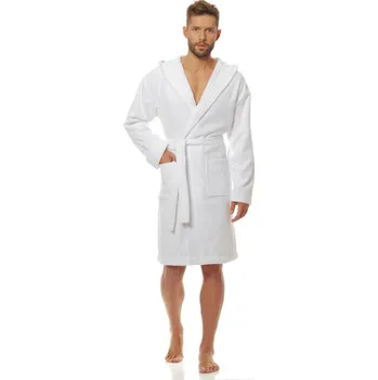 Pánský župan Krátký pánský župan L&L bílá FROTTE L 0