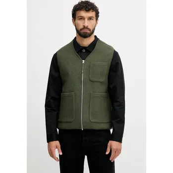 Dámská vesta Vesta s přídavkem vlny United Colors of Benetton 24RDUJ00R zelená 87X, vel. M