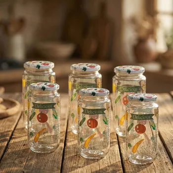 Skleněné sklenice s kovovým víčkem Tadar Papryka 950 ml 6 ks