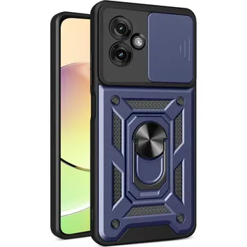 Pouzdro na mobilní telefon Kryt Motorola Moto G55 Techsuit CamShield Pro modrý