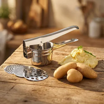 Mačkadlo na brambory Nerezový lis na brambory KONIGHOFFER EVAN