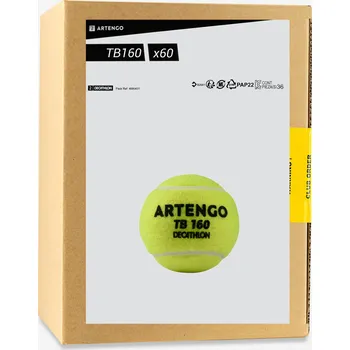 Raketový sport ARTENGO Tenisové míčky TB160 60 ks