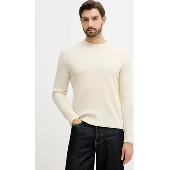 Dámský svetr Vlněný svetr United Colors of Benetton 103MU10B5 béžová 01X, vel. XL