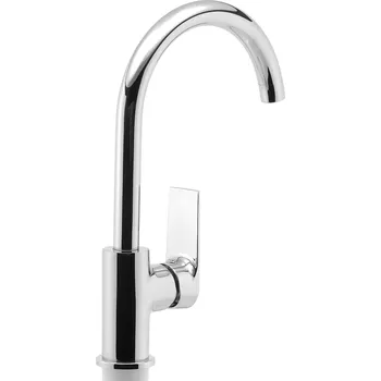 Vodovodní baterie NOVASERVIS Baterie Novaservis Ferro Algeo Square dřezová, stojánková, chrom, BAQ4 BAQ4