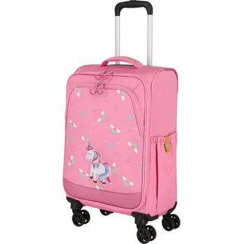 Travelite MINIMOVER 55cm Dětský kufr Jednorožec Růžová Pink unicorn