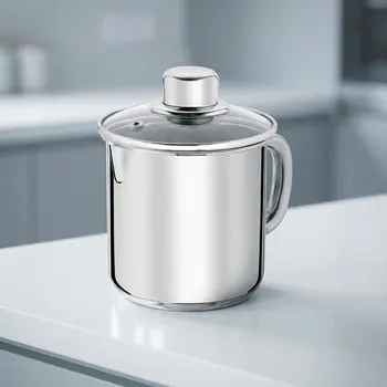 Hrnec Hrnec na vaření mléka z nerezové oceli s poklicí TADAR BAHAMA 1,2 l