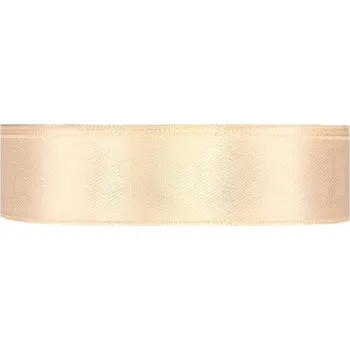 Stuha Saténová stuha oboustranná 25m x 20mm smetanová