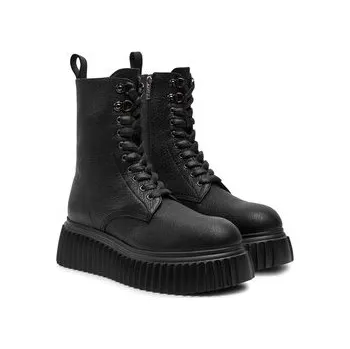 Pracovní obuv Kotníková obuv AGL Marina D751564PGKI0121013 Černá 40