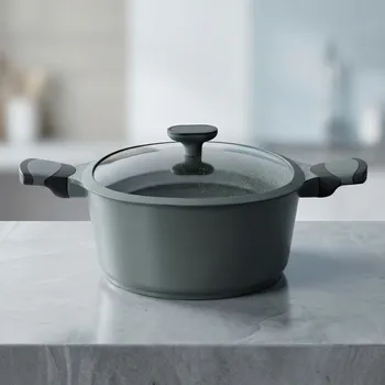 Hrnec Hliníkový hrnec s pokličkou STARKE PRO VIRIDI 6,2 l