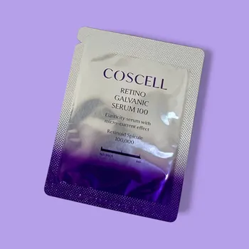 Pleťové sérum COSCELL - Retin Galvanic Serum 1000 Sachet Sample - Vzorek Galvanické sérum s retinoidními mikrojehličkami - 2ml