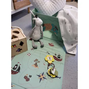 Úložný box Box na hračky zelený