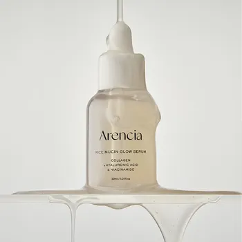 Pleťové sérum ARENCIA - Rice Mucin Glow Serum - Rozjasňující sérum s fermentovanou rýží - 30 ml