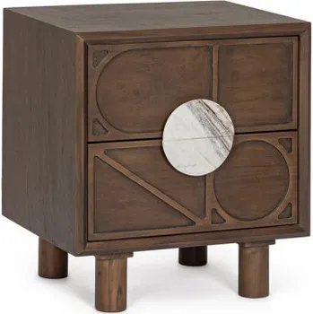 Noční stolek BIZZOTTO Noční stolek HEMMING hnědý 0747470
