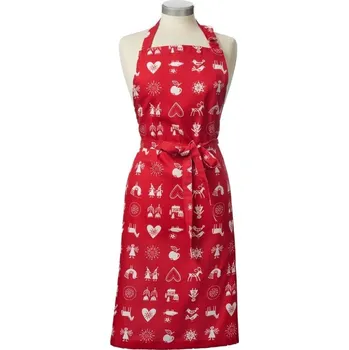 Kuchyňská zástěra Kuchyňská zástěra Lotta´s Christmas, Klippan Švédsko Červená