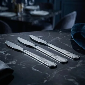 Příbor Nerezové jídelní nože AMAZON (3 ks)