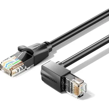 Datový kabel Vention Cat.6 UTP Upward Right Angle Ethernet Patch Cable 5M Black