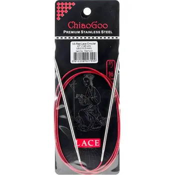 Jehlice ChiaoGoo Kruhové Fixní Jehlice 120Cm 3mm (ChiaoGoo RED Lace™ SS Circulars 47" 120Cm 3mm)