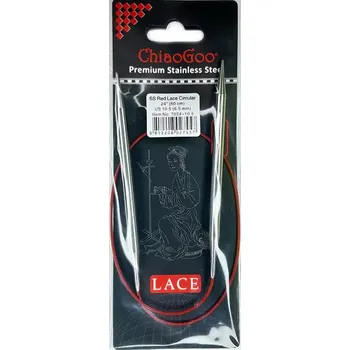 Jehlice ChiaoGoo Kruhové Fixní Jehlice 60Cm 6,5mm (ChiaoGoo RED Lace™ SS Circulars 24" 60Cm 6,5mm)