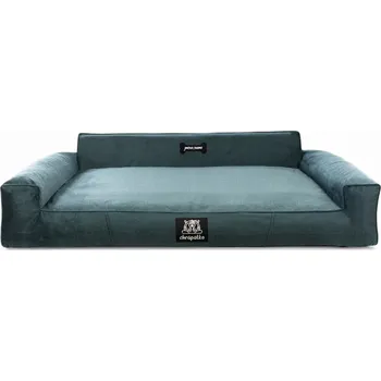 Pelíšek pro psa Chrápátko Pelech pro psa Gaučák - lahvově zelená Velikost: L - 78x53cm