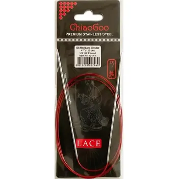 Jehlice ChiaoGoo Kruhové Fixní Jehlice 120Cm 2,25mm (ChiaoGoo RED Lace™ SS Circulars 47" 120Cm 2,25mm)