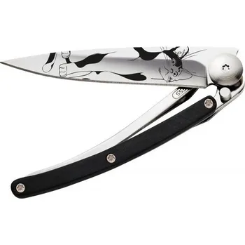 kapesní nůž Kapesní nůž Deejo Tattoo 27g Cat ebony wood
