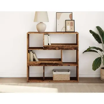 Nábytek vidaXL Knihovna / dělicí stěna 100 x 33 x 94,5 cm [854438] Barva: Staré dřevo