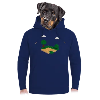 Pánská mikina Bastard Lego postava z vlastní fotky unisex mikina premium Navy