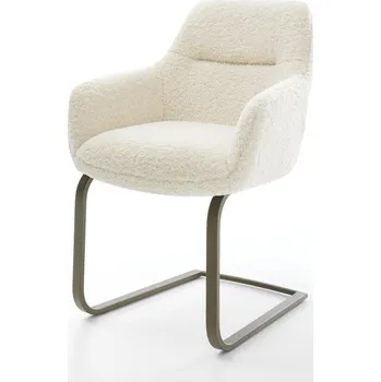 Jídelní židle DELIFE Jídelní židle Pejo-Flex plyšový manšestr béžová jídelní židle plochá titanová barva taštičkové pružiny