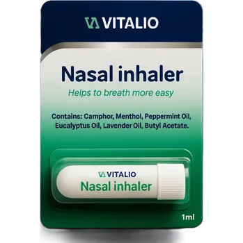 Inhalátor Nosní inhalátor – okamžitá úleva pro volné dýchání - Vitalio - 1ks