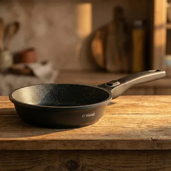 Pánev Mramorová pánev s odnímatelnou rukojetí STARKE PRO SVART 20 cm