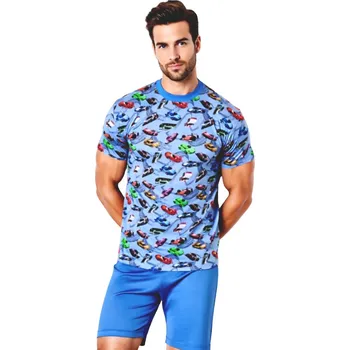 Pánské pyžamo Pánské Pyžamo Krátké FOLTÝN PK 511 Velikost: S