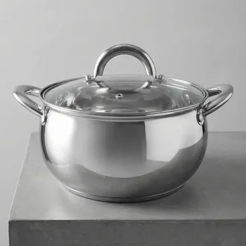 Hrnec Nerezový hrnec s pokličkou MARTYNIKA 2,6 l