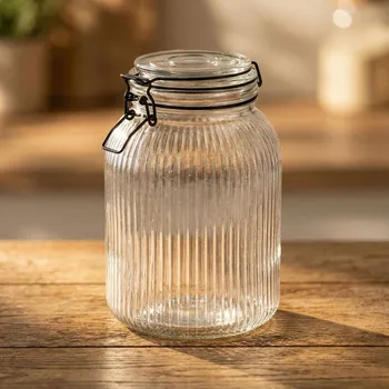 Skleněná sklenice s klipem a těsněním Tadar Tarros 1,9 l