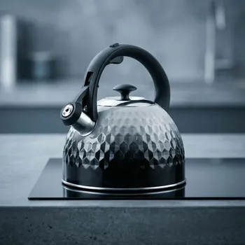 Konvice na čaj Tradiční ocelová Konvice Tadar 3 l černá