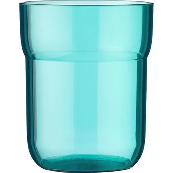 Sklenice Mepal Mio Deep Turquoise 250&nbsp;ml mořské barvy – plastová sklenička na pití pro děti