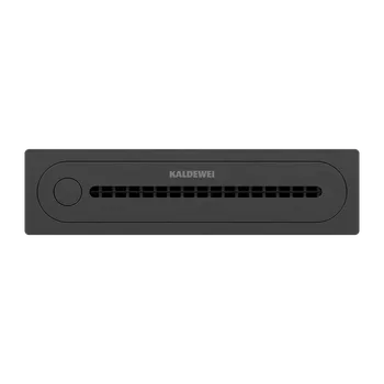 Kaldewei FlowPoint Zero - Bodový sprchový rošt, Click’n Clean, kartáčovaný grafit 941000010932