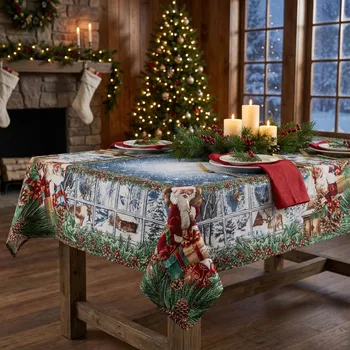 ubrus Vánoční ubrus WINDOW 97 × 100 cm