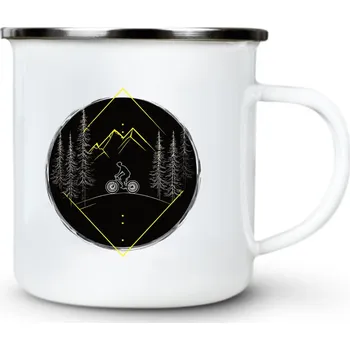 Pánská móda Horský trail - Plechový hrnek VELKÝ 400ml (500 ml po okraj) - 400 ml